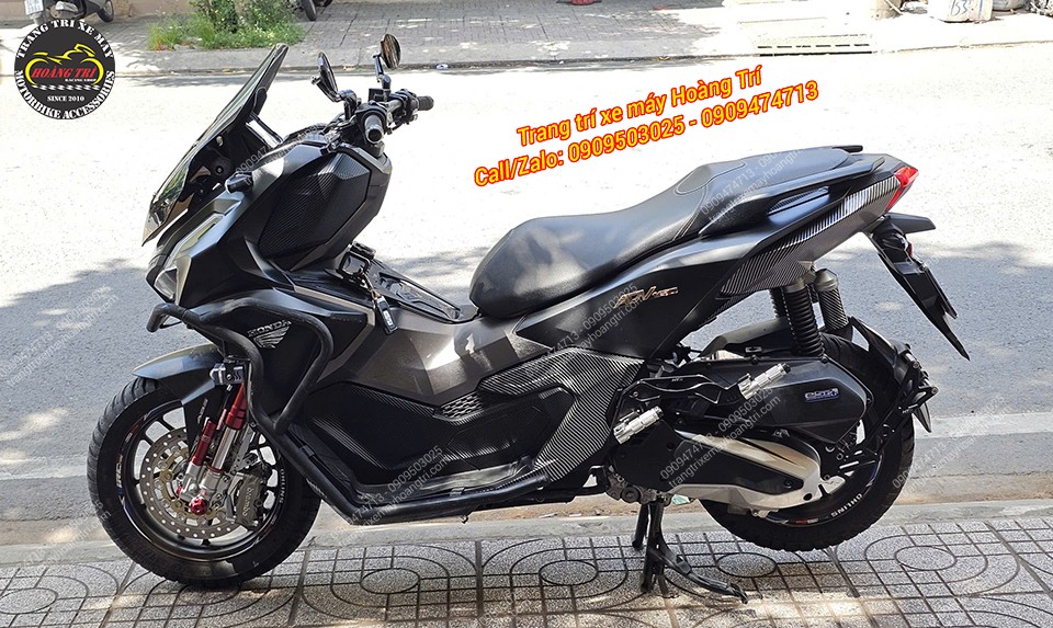 Toàn cảnh ADV 160 hoàn thiện combo phuộc Kingham, đĩa 267mm, heo Brembo và dây dầu Thái