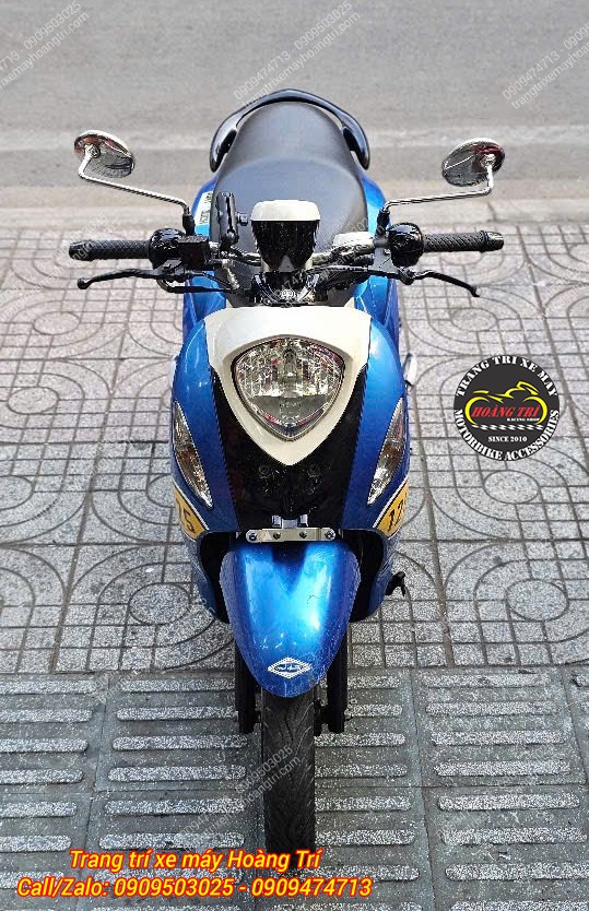 Mọi thứ đã sẵn sàng chỉ cần trang bị bộ khung và siết ốc là đã có ngay baga trước Fino