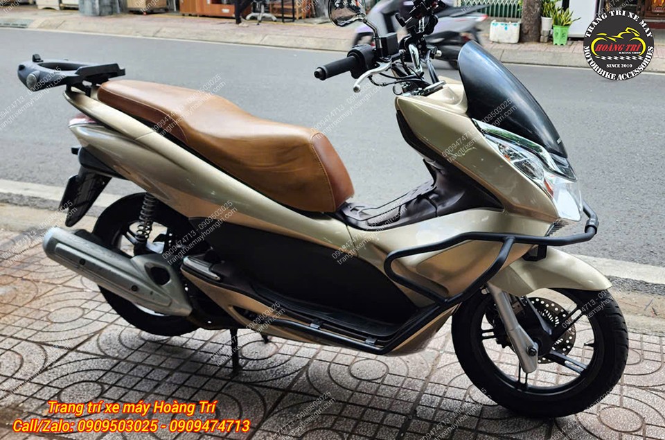 Bảo vệ tối đa, hạn chế va quẹt, trầy xước khi trang bị khung chống đổ HTR