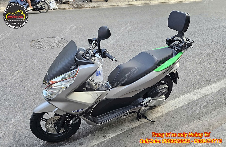 Toàn cảnh PCX 2014 sau nâng cấp tựa lưng MTM, tăng tiện nghi cho người ngồi sau