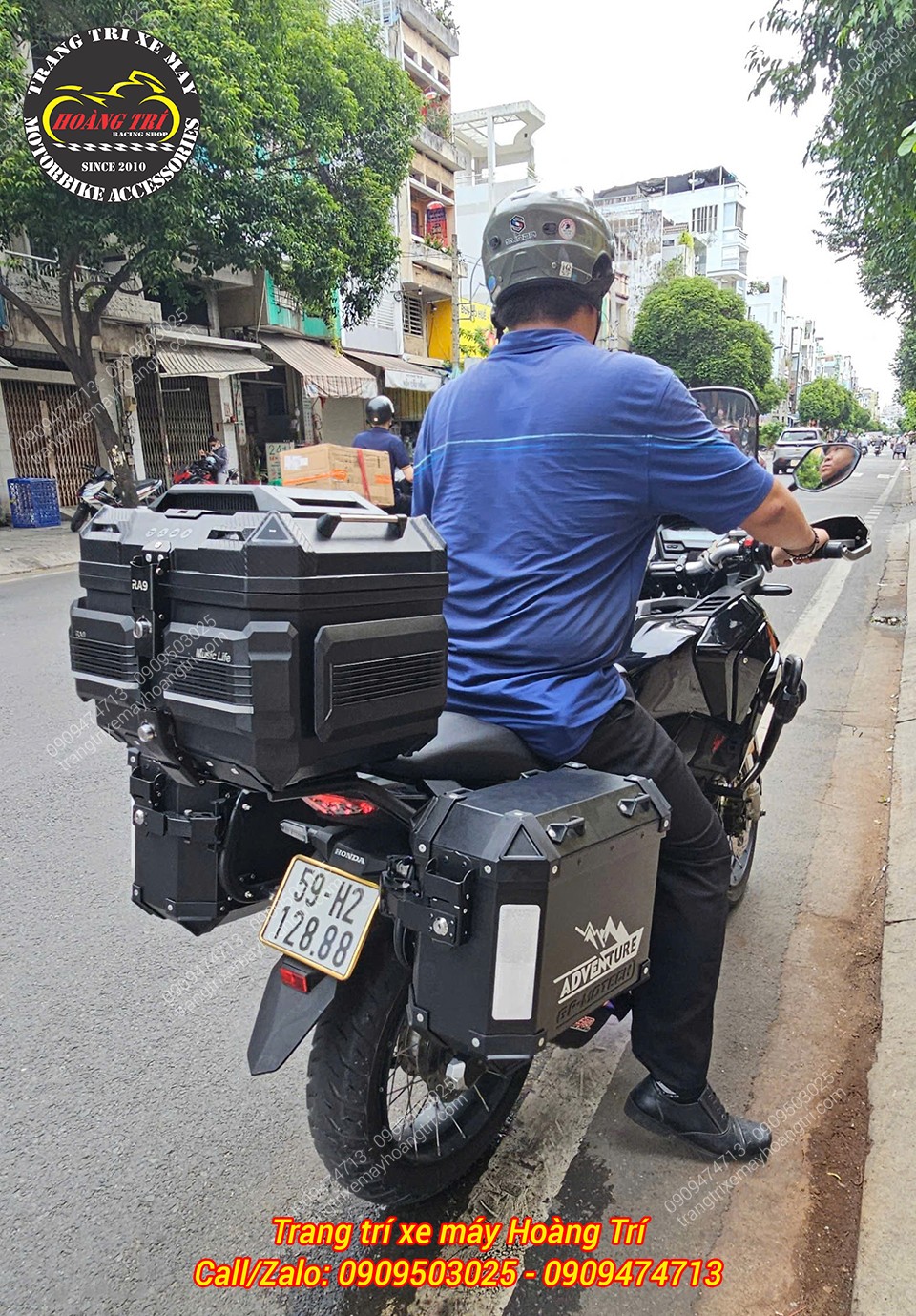 Khách hàng trải nghiệm CB 150X sau nâng cấp Rabo Music RA9, hoàn thiện phong cách touring đầy cá tính