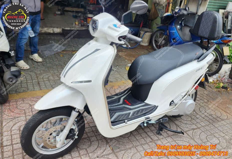 Datbike ERA sau khi trang bị baga tựa lưng bật gập, tăng tiện ích cho vị trí người phía sau