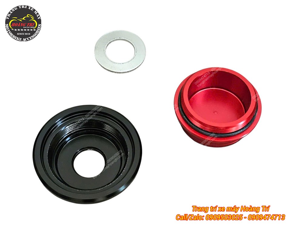 Mặt sau chụp cốt Honda UC3 với chất liệu nhôm CNC bền bỉ và bề mặt gia công tinh tế