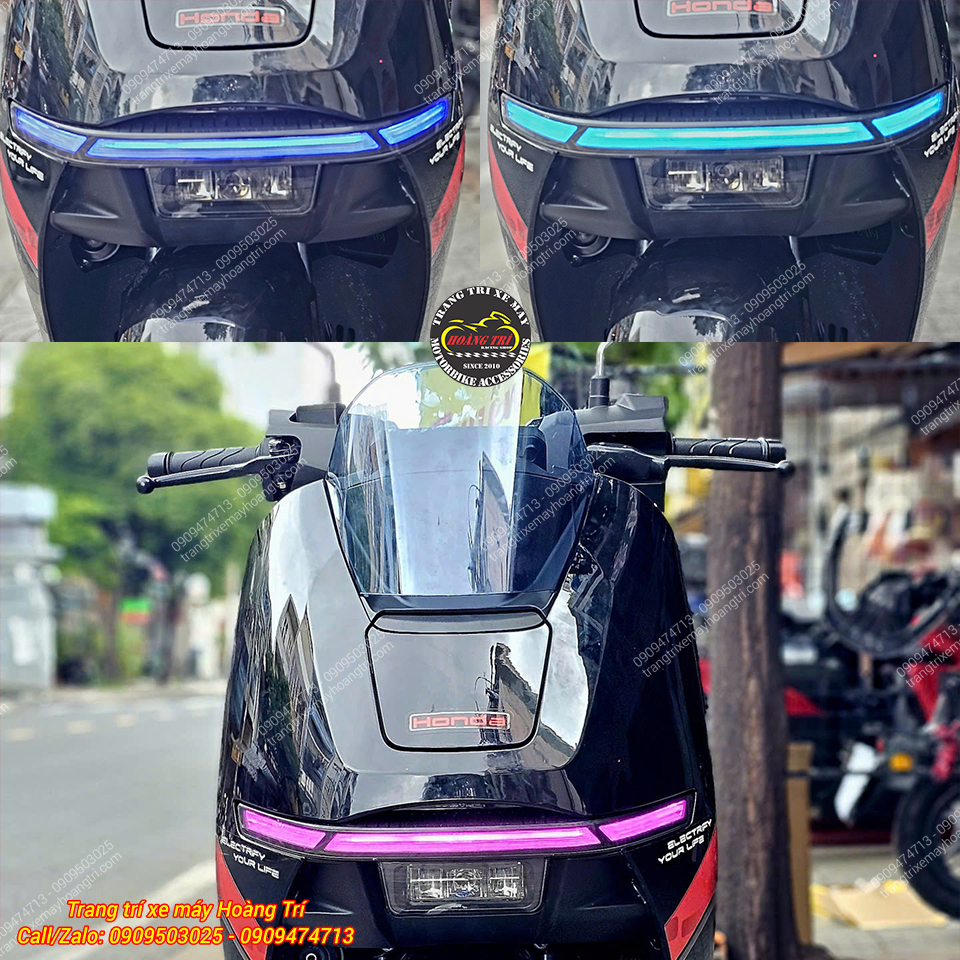 LED Audi i8 trên Honda UC3 nổi bật với tiện ích thay đổi nhiều màu sắc, tạo điểm nhấn