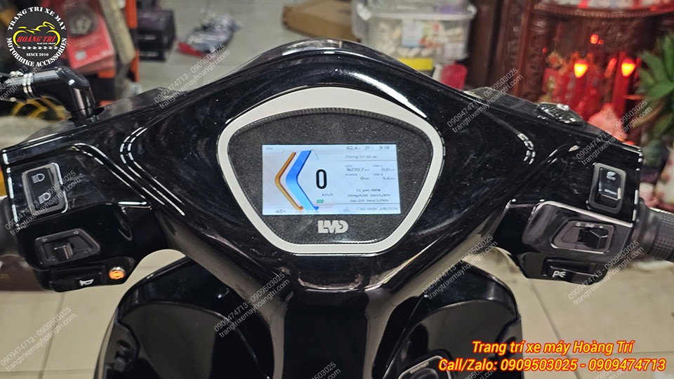 Đồng hồ TFT VinFast Feliz hoạt động ổn định, hiển thị đầy đủ tốc độ và thông tin vận hành xe