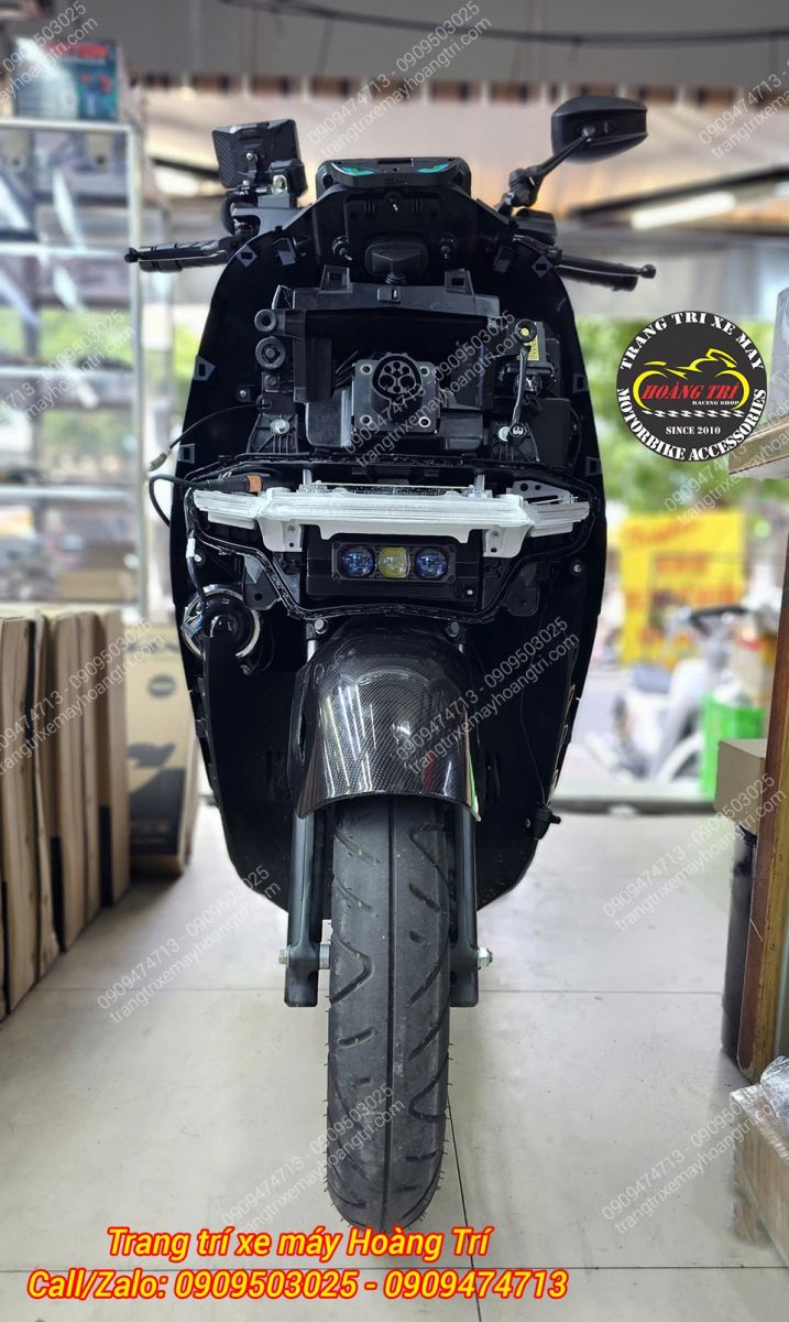Không thấy sự khác biệt khi trang bị đèn trợ sáng Aozoom Extra 3 cho Honda UC3