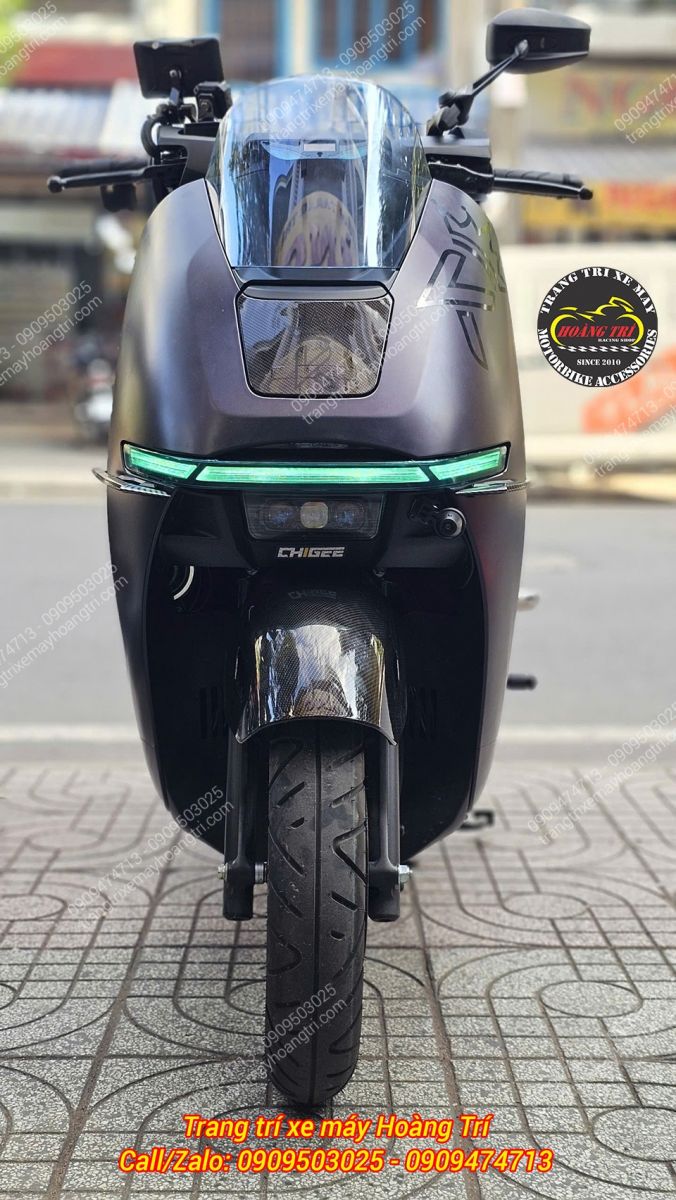 Không thay đổi gì khi nâng cấp tại vị trí đèn nguyên bản của xe Honda UC3