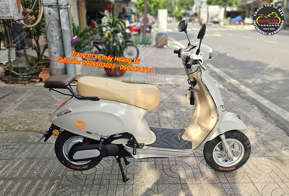 Hoàn thiện combo phụ kiện giúp Yadea Devotion tăng tiện nghi nhưng không làm mất dáng xe nguyên bản