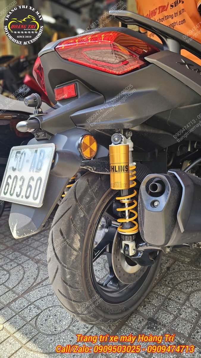 Phuộc Ohlins chính hãng mang đến trải nghiệm nhún êm ái, thoải mái hơn trên đường dằn xóc