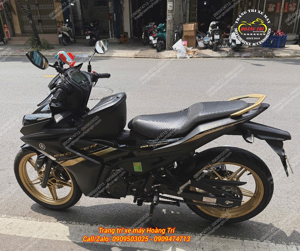 Thể thao hơn, phong cách hơn sau khi nâng cấp bộ số gãy Racing Boy cho Exciter