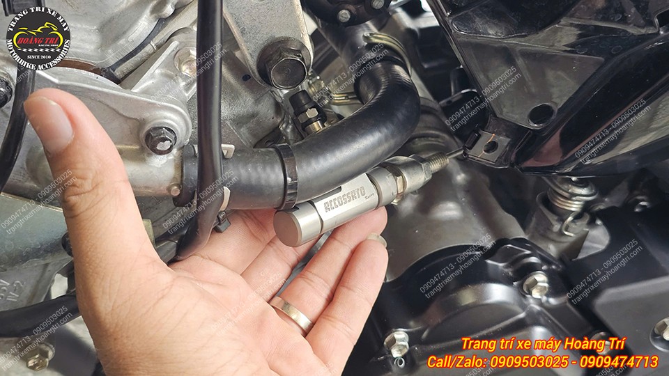 Việc thay thế ben dầu Brembo giúp cho việc bóp côn mượt mà và thoải mái hơn