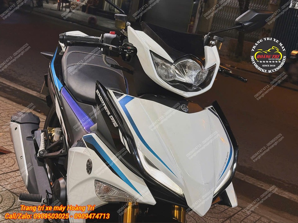 Exciter 155 V3 nổi bật và đẳng cấp với trọn bộ dàn tay lái mang thương hiệu Brembo