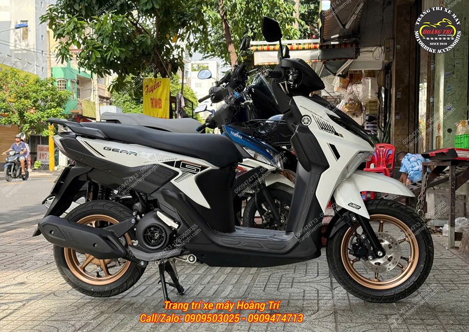 Góc toàn cảnh cho anh em góc view dễ quan sát trước khi thay đổi phuộc trước Kingham