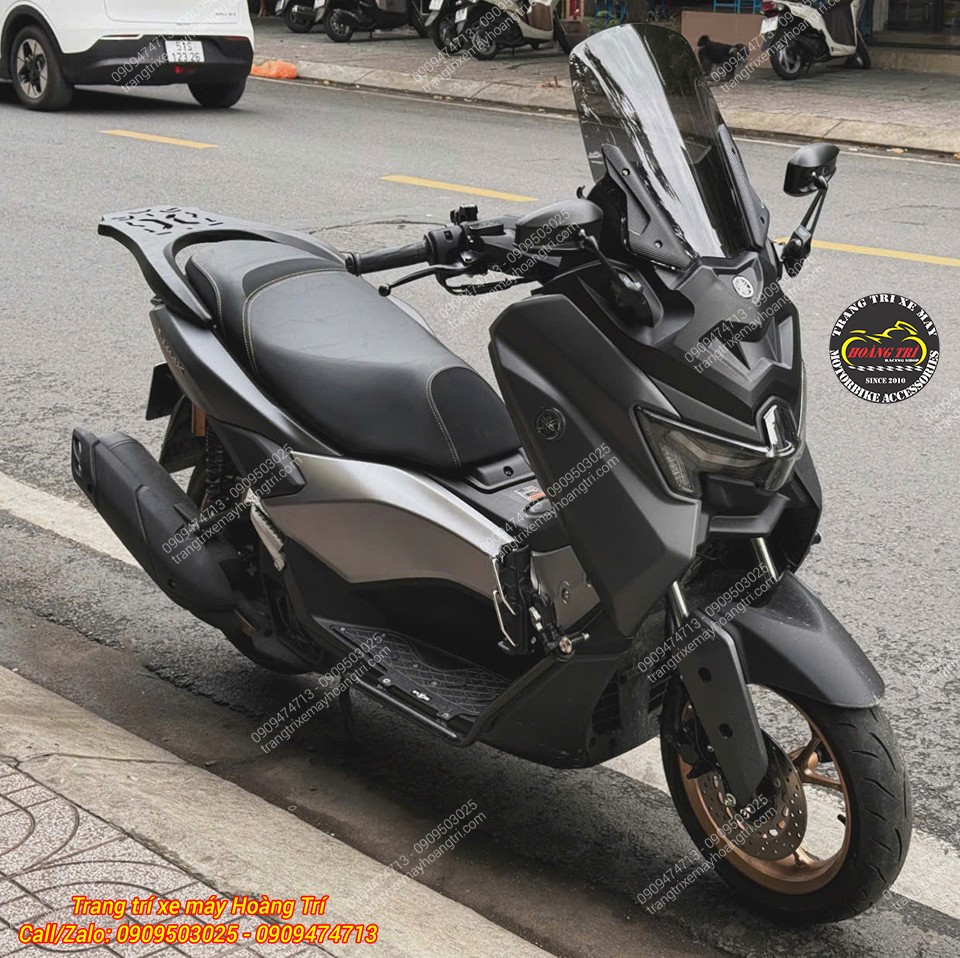 Baga sau nhôm đúc NMAX với kiểu dáng mạnh mẽ, liền lạc với xe và nâng cấp thùng rất tiện lợi