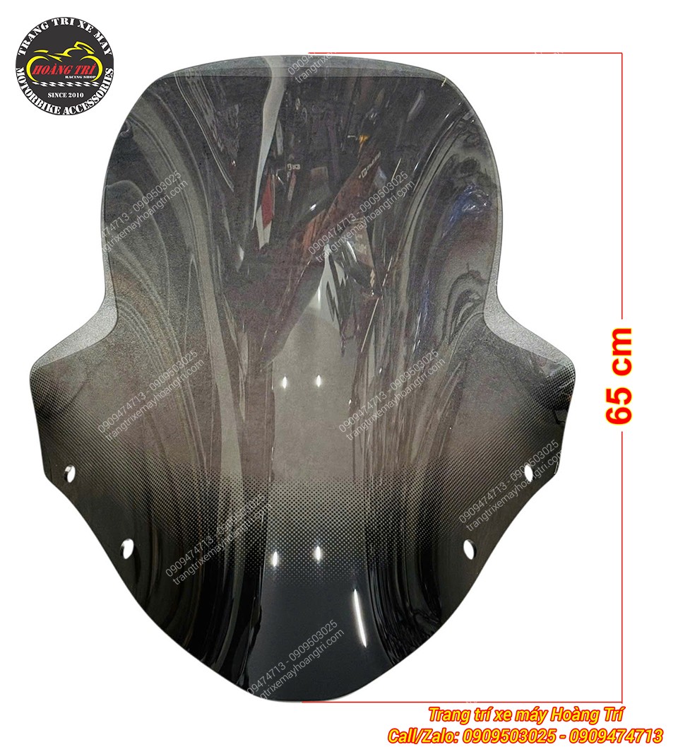 Chỉ lựa chọn kính chắn gió cao PCX 160 có ngay kính với kích thước 65cm