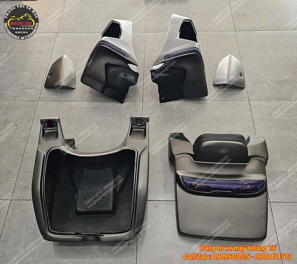 Trọn bộ thùng PCX 160 nhập Indonesia gồm thùng sau và cặp thùng hông đồng bộ