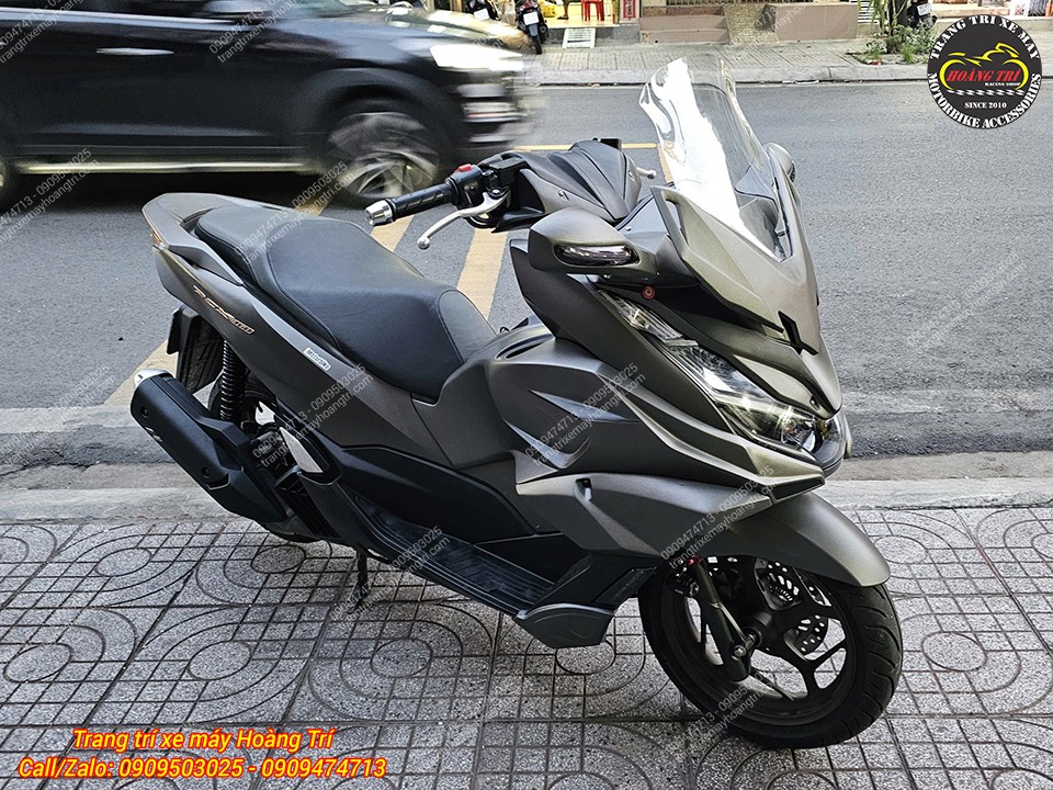 PCX 160 hoàn thiện body kit trước và chắn gió MHR, mang đến diện mạo thể thao hơn