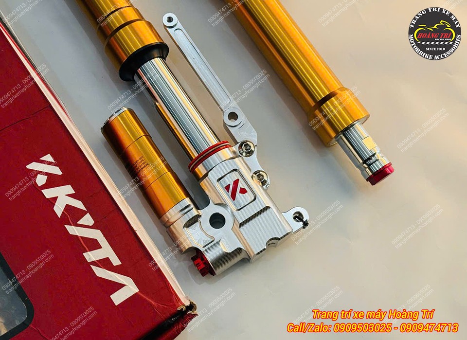 Phuộc Upside Down Kingham ty bạc vừa đẹp mắt, vừa cải thiện hiệu suất nhún