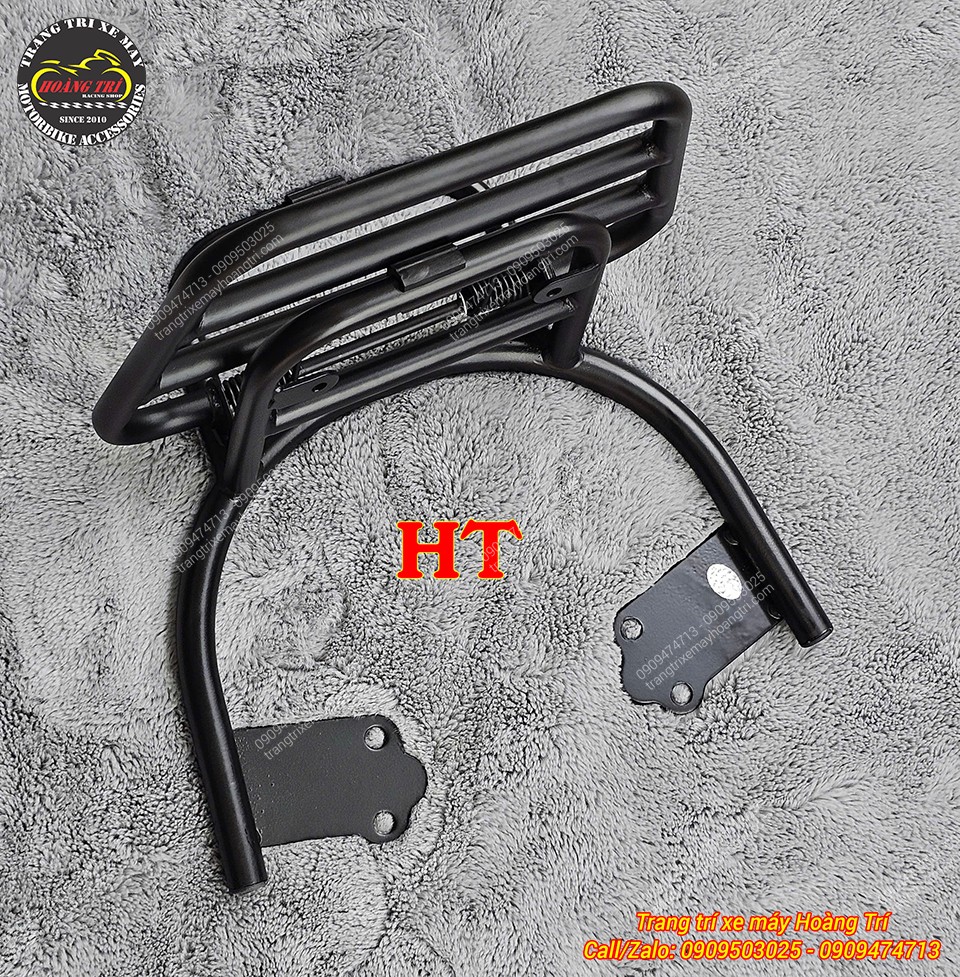 Baga tựa lưng Scoopy mẫu HT màu đen thiết kế cứng cáp, khung kim loại chắc chắn