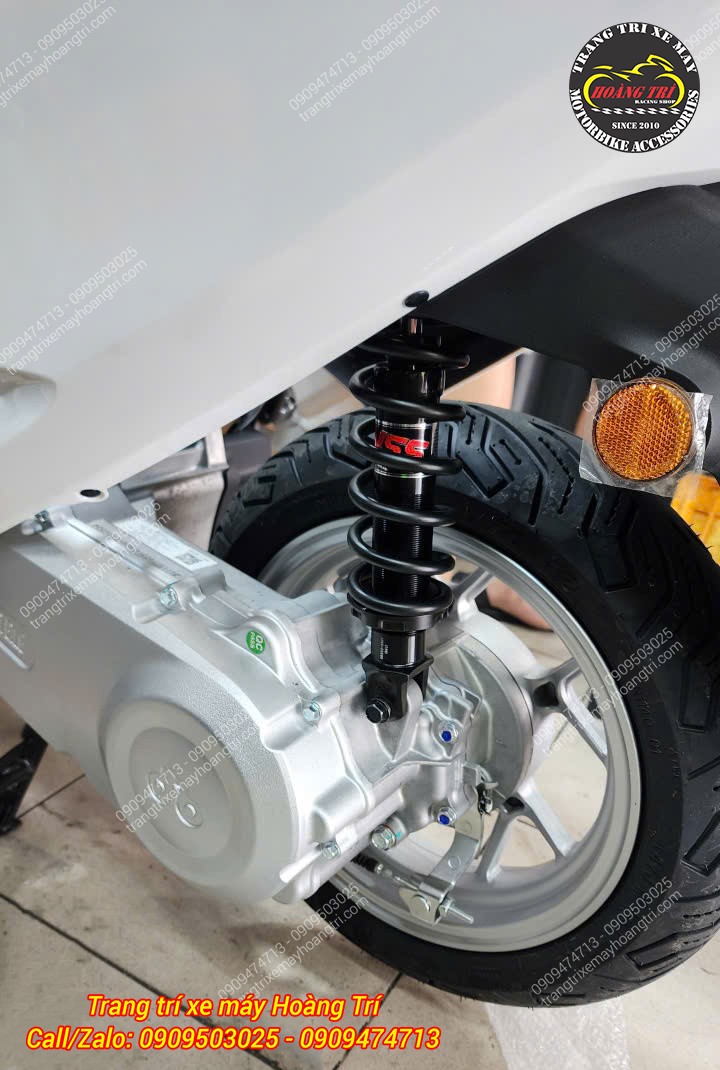 Phuộc YSS DTG-Plus 330mm được lắp hoàn chỉnh, tạo điểm nhấn thể thao cho DatBike ERA