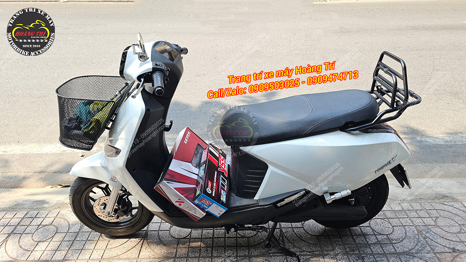 Anh khách lựa chọn phuộc trước Kingham và phuộc sau YSS để nâng cấp cho xe