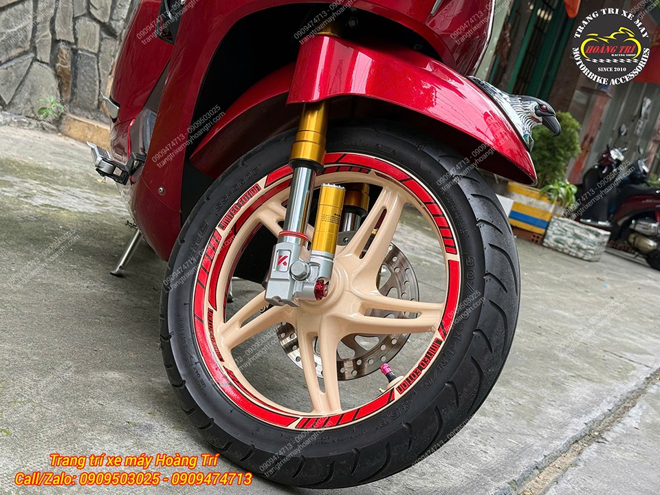 Có thể sử dụng lại đĩa, heo dầu zin của xe nhưng cần độ nhẹ lại để phù hợp hơn cho xe