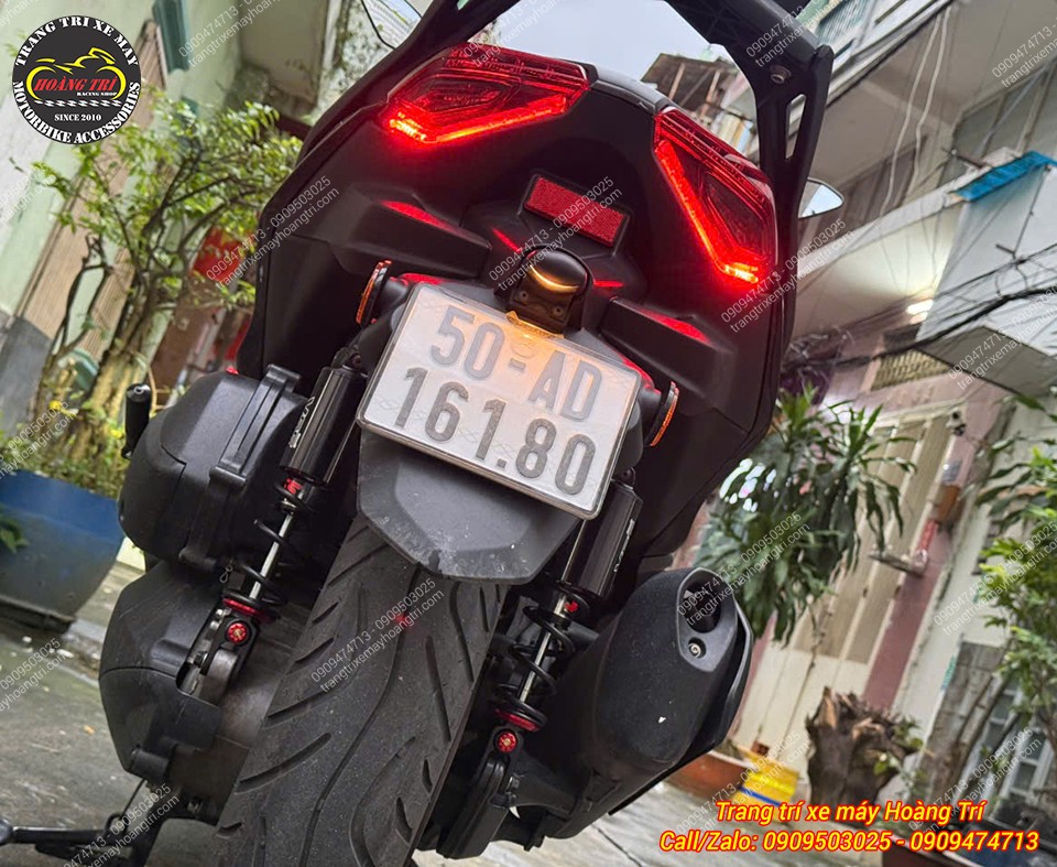 Dàn chân sau càng hoàn thiện hơn với phuộc XMAX 300 - YSS Thái Lan G-Sport