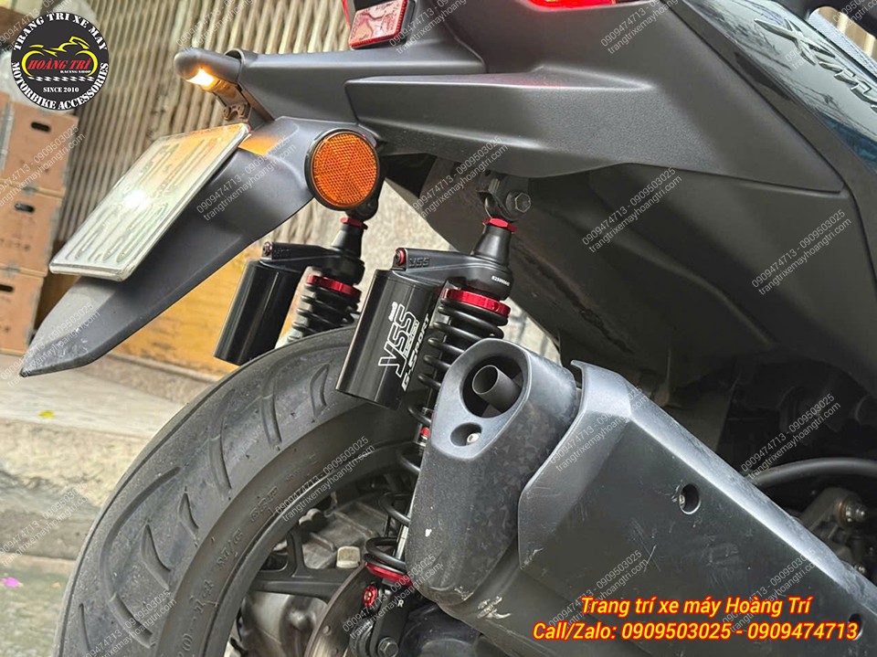 Cặp phuộc bình dầu YSS G-Sport giúp tăng trải nghiệm nhún của xe thêm hoàn hảo
