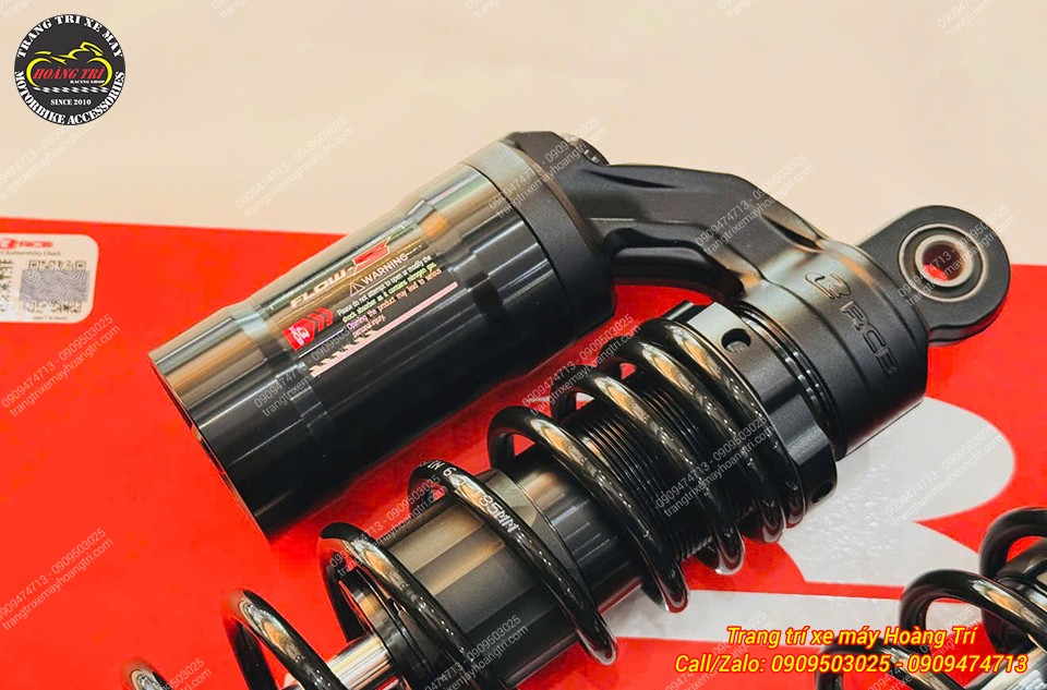 Phuộc RCB Flow-S trang bị bình dầu, tăng trải nghiệm nhún, ngoại hình thể thao cho xe