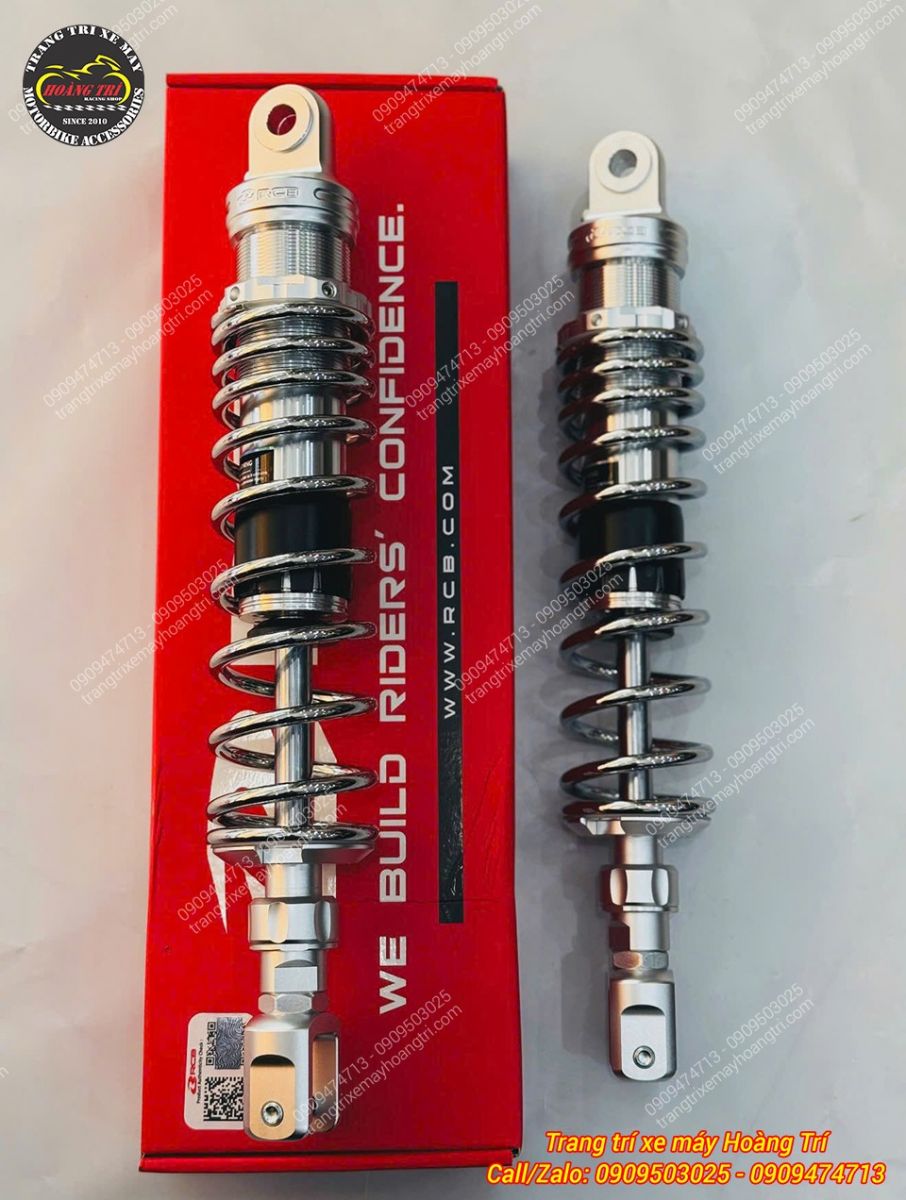 Cặp phuộc RCB S2 cho PCX 160 sở hữu thiết kế chrome, sẵn sàng nâng cấp xe