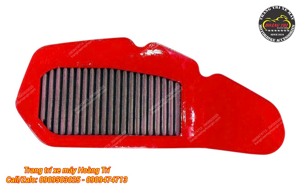 Mặt sau lọc gió thép Airblade, Vario, PCX nổi bật với những nếp lọc bố trí đồng đều