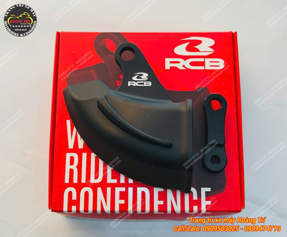 Tản nhiệt đĩa thắng RCB sở hữu kiểu dáng thể thao, tông đen dễ phối cùng dàn chân