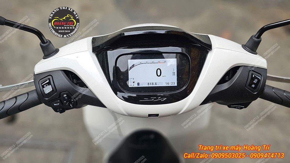 Cận cảnh đồng hồ zin SH 2026 trước khi chuyển đổi sang kiểu đồng hồ SH 2020