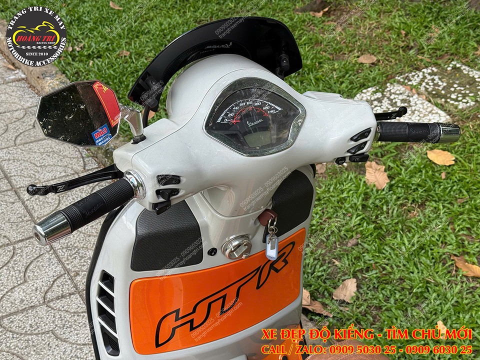 Bán Vespa GTS lên dàn đồ chơi hàng hiệu - Đầu tư hơn 40 triệu đồng phụ kiện