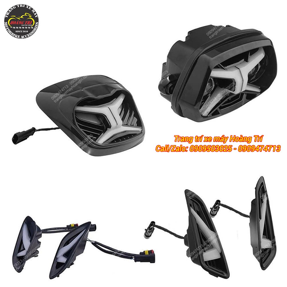 Bộ đèn LED RPD Veloce X bao gồm đèn pha, đèn hậu cùng xi nhan trước và sau