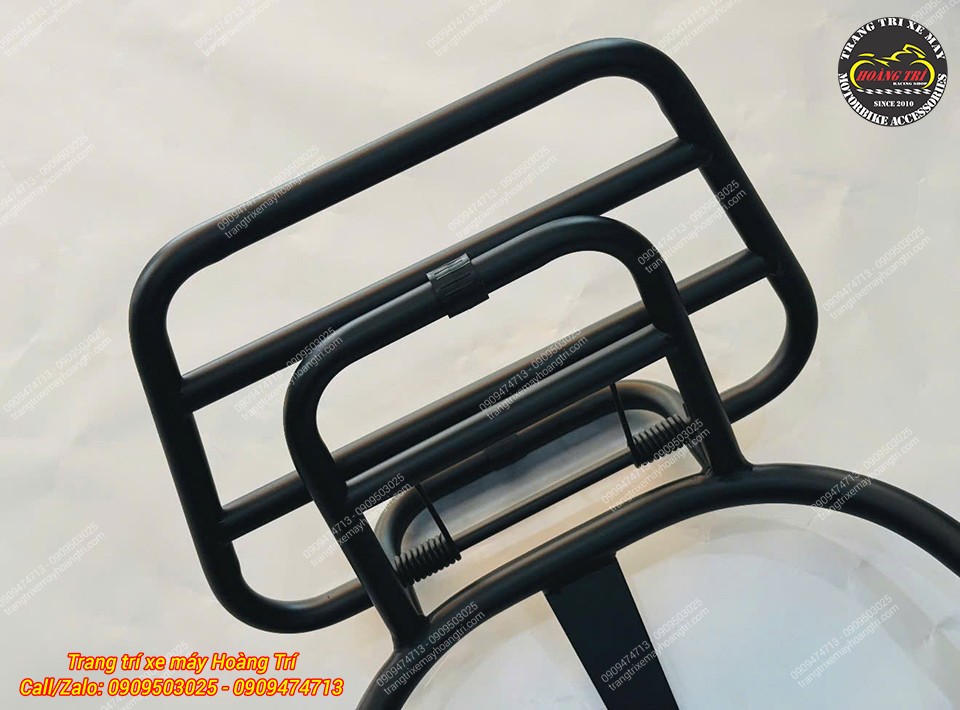 Baga tựa lưng DatBike Era có mặt chở đồ rộng cùng khung bo tròn lịch lãm