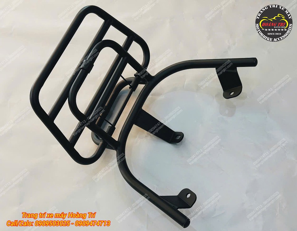 Tổng thể baga DatBike Era chắc chắn, kết hợp chức năng tựa lưng và chở đồ tiện lợi