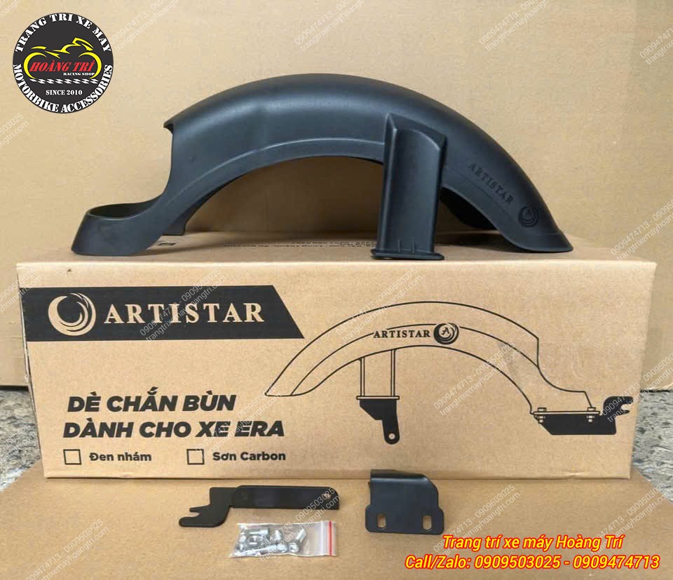 Trọn bộ chắn bùn sau dành cho Datbike Era màu đen nhám, kèm pát lắp đặt