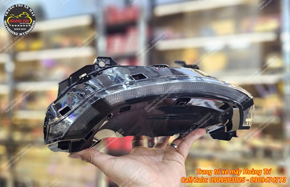 Sản phẩm lắp chuẩn các vị trí ốc và pát trên Honda UC3, không cần độ chế