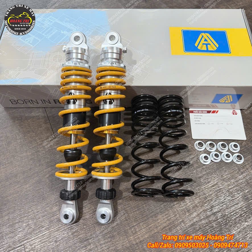 Phuộc AT phiên bản không bình dầu có tặng thêm lò xo đen, kèm phụ kiện dành cho Feliz