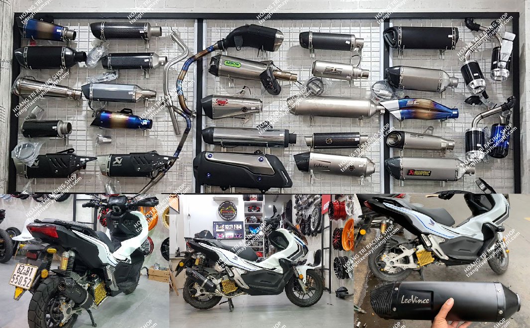 Full range of ADV 150 exhaust pipes for you to choose from