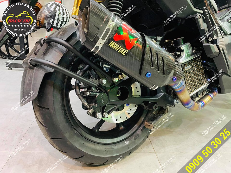 One more ADV 150 fitted with a large rear wheel