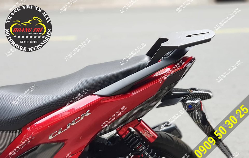 Close-up detail of the rear baga SRV has been installed on Vario 2018