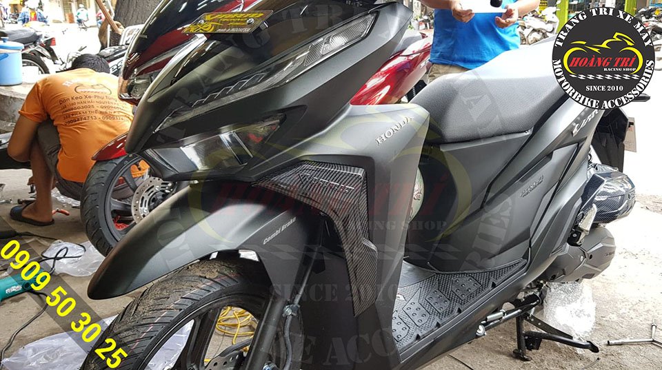 Vario 2018 carbon paint has been installed on the car