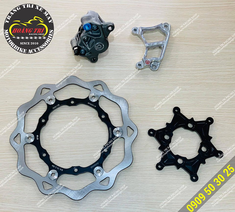 Combo of KTM style disc 260mm, genuine Brembo pig for Vario 2018 150cc