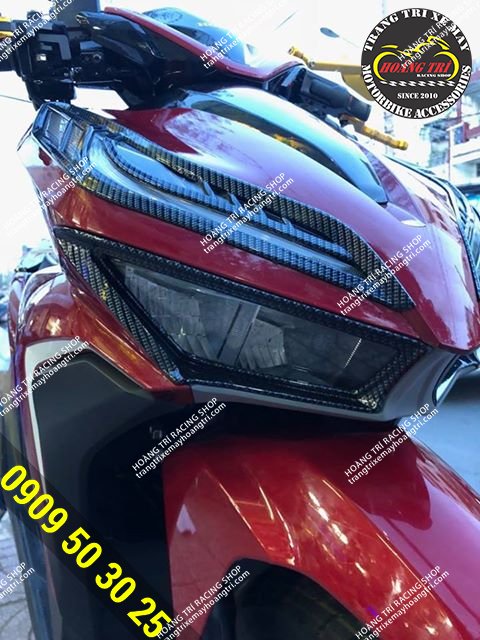 Headlight covers have been installed on Vario 2018