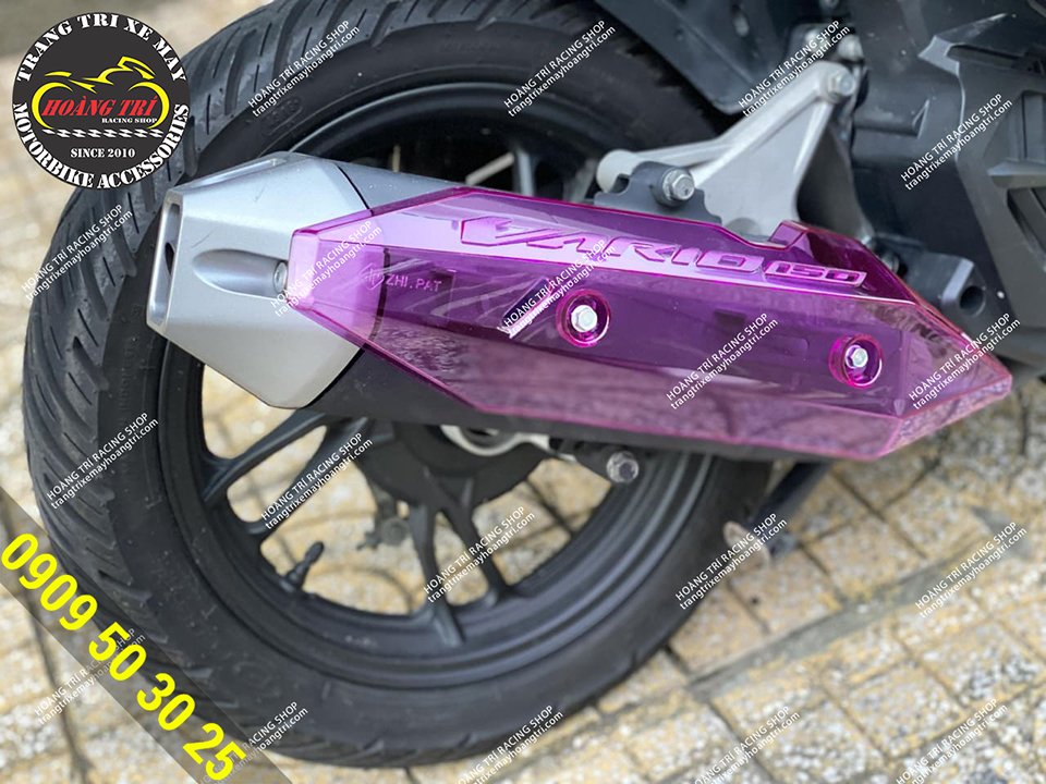 Zhi.Pat transparent muffler for Vario, Click Thai 2018-2020 (purple)