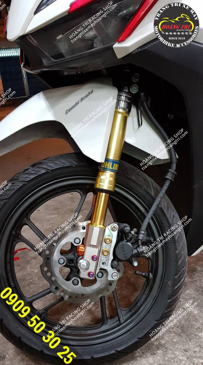One more vehicle came to install Upside down Shafer fork for Vario 2018