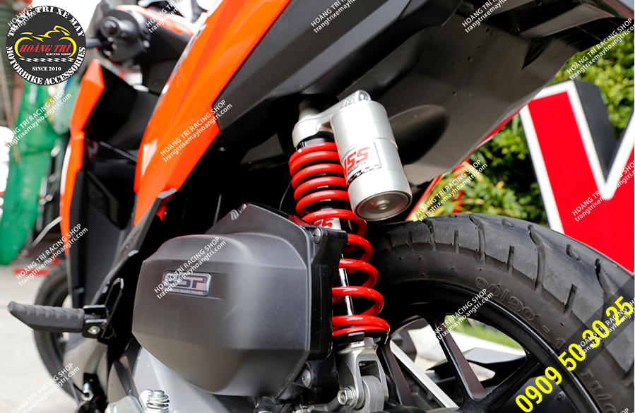 You will experience it with the YSS G-Plus oil tank fork