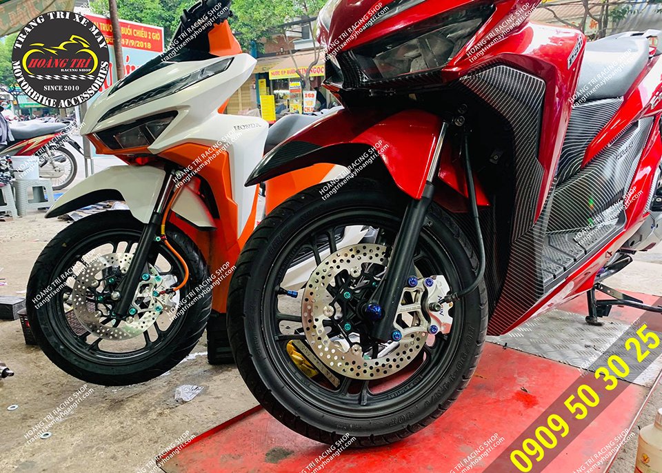 Compare 2 Vario 2018 with LCM 245mm . disc